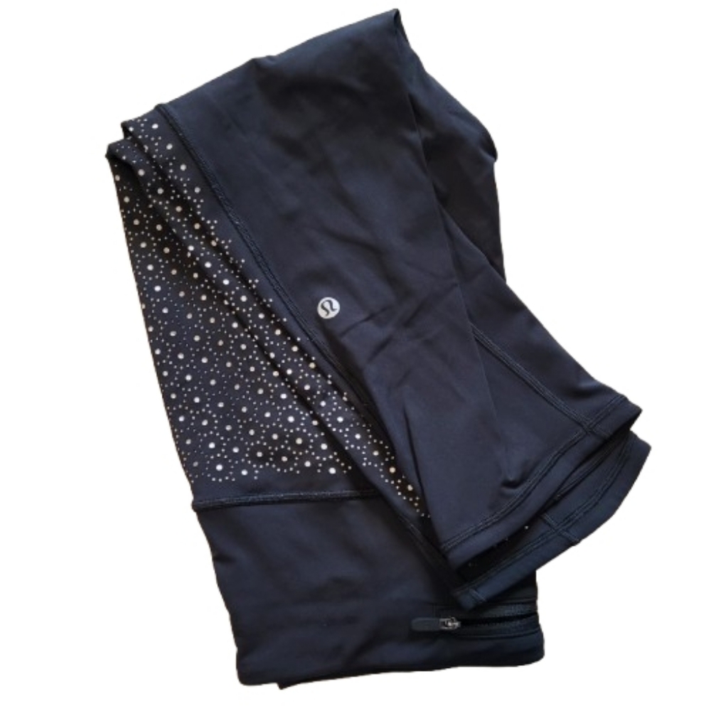 💔Lululemon Womens Leggings Colour Me Quick Crop Size 6 (Small) Black